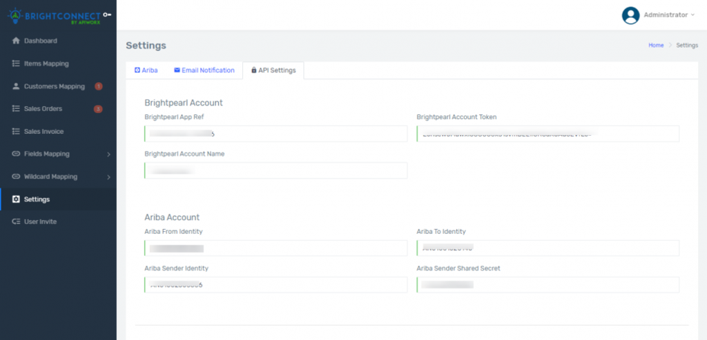 Ariba and Brightpearl Integration Guide