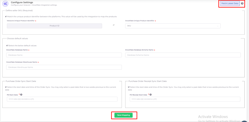 Inventory Planner (IP) & Veracore Integration Guide
