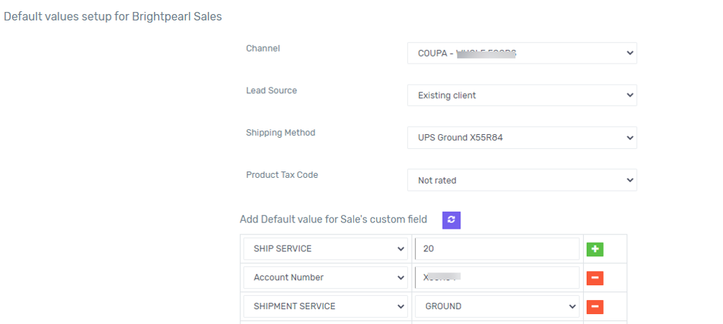 Coupa and Brightpearl Integration Guide
