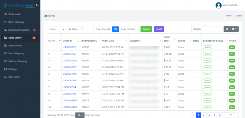 Coupa and Brightpearl Integration Guide
