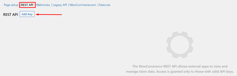 Obtaining WooCommerce Consumer Key and Consumer Secret