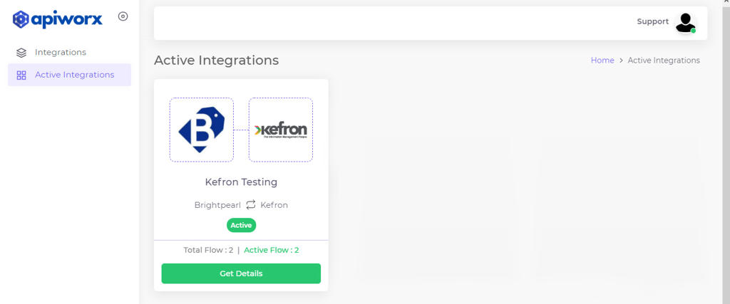 Kefron and Brightpearl Integration Guide