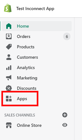 Shopify: Connect InConnect To Your Shopify Store