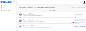 Follow the steps to connect BrightPearl to WooCommerce with ESB

 