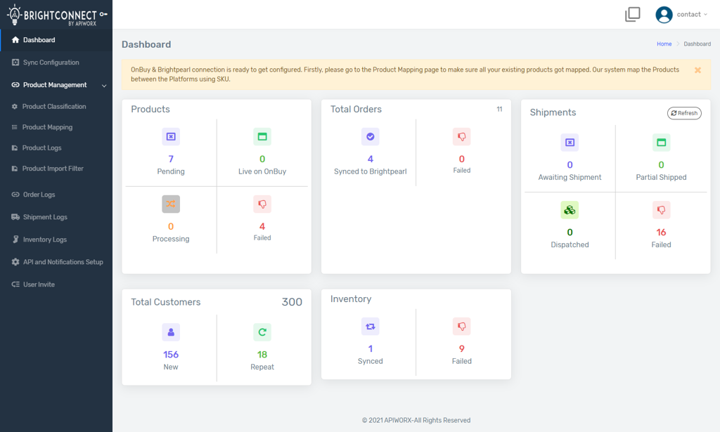 OnBuy and Brightpearl Integration Guide