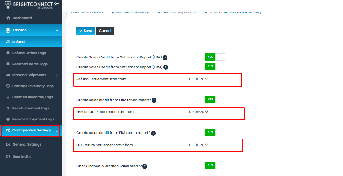 New Feature : Date filter for ignoring older settlement data on Amazon Enhanced Connector


