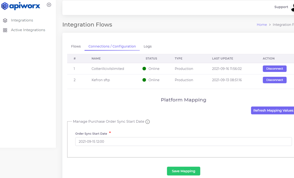 Kefron and Brightpearl Integration Guide