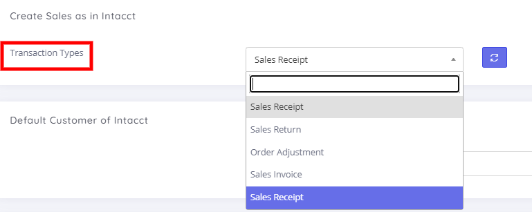 Inconnect - Shopify and Intacct Integration