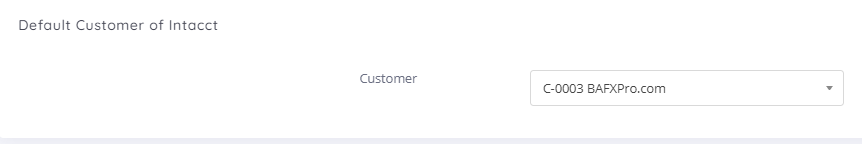 Inconnect - Shopify and Intacct Integration