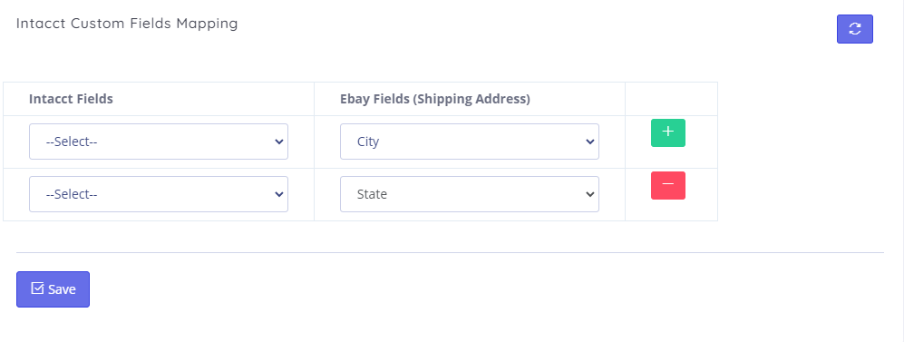 eBay: Inconnect eBay Settings