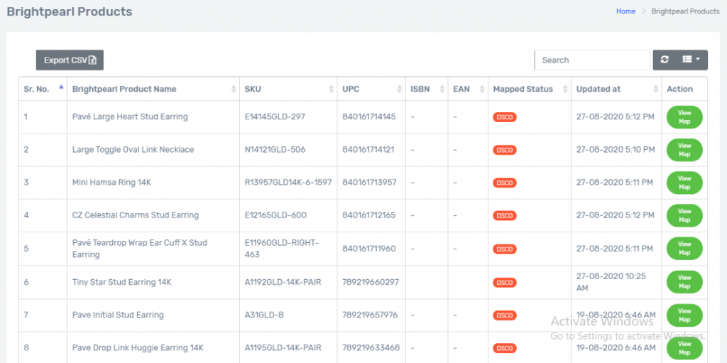 DSCO and Brightpearl Integration Guide


