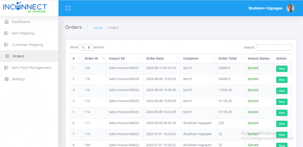 BigCommerce: View Order Sync Logs and Statistics in Dashboard

