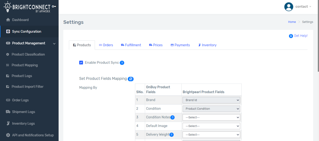 OnBuy and Brightpearl Integration Guide