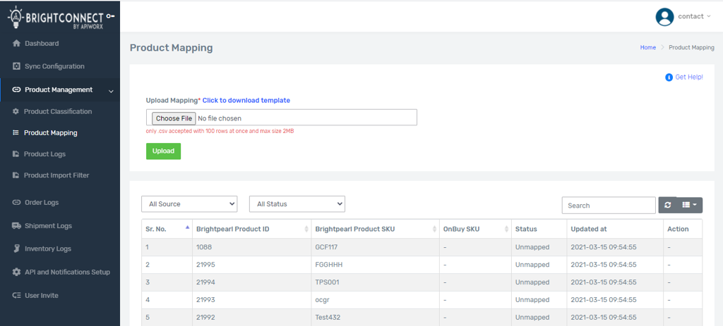 OnBuy and Brightpearl Integration Guide