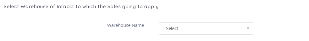 Inconnect - Bigcommerce and Intacct Integration Guide