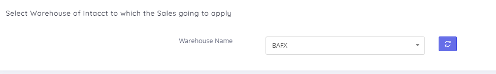 Inconnect - Shopify and Intacct Integration