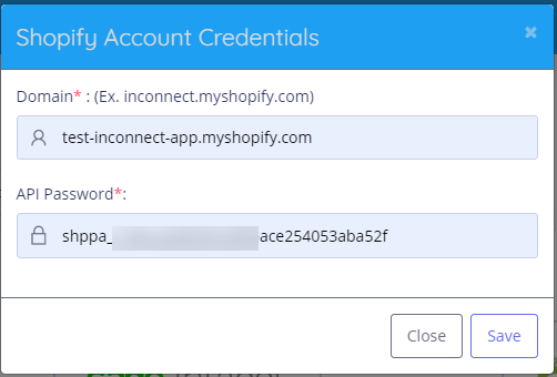 Shopify: Connect InConnect To Your Shopify Store